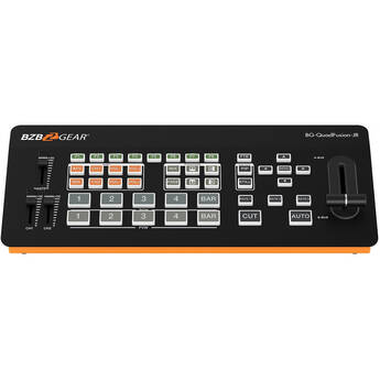 BZBGEAR 4-Channel Full HD Live Streaming HDMI/DP Switcher with USB 3.0 Capture Card