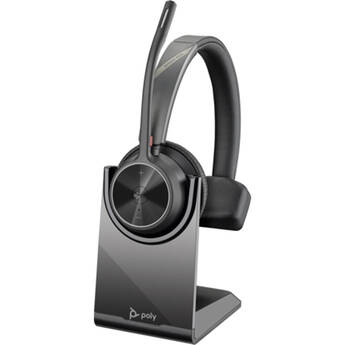 Poly Voyager 4310 Bluetooth Mono Headset with BT700 USB-C Dongle and Charging Stand (Microsoft Teams Certified)