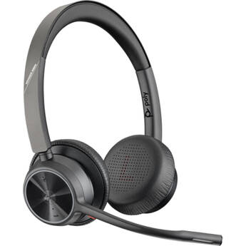 Poly Voyager 4320 Bluetooth Stereo Headset with BT700 USB-A Dongle (Microsoft Teams Certified)