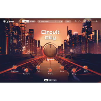 Capsule Audio Circuit City Distopian Cinematic Virtual Instrument (Perpetual)
