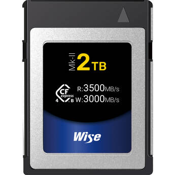 Wise Advanced 2TB CFexpress 4.0 Type B Mark II Memory Card