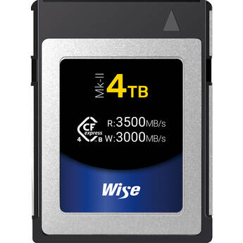 Wise Advanced 4TB CFexpress 4.0 Type B Mark II Memory Card