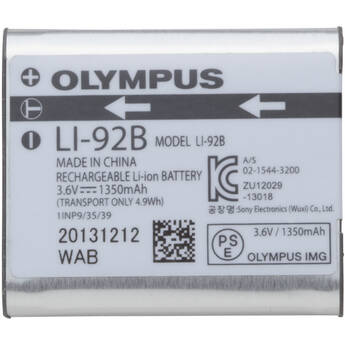 OM SYSTEM LI-92B Rechargeable Lithium-Ion Battery