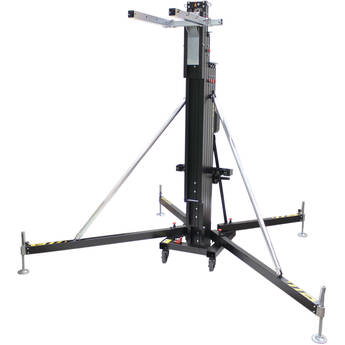 ProX FANTEK Spain Compact Front-Loading Lifting Line Array Systems Tower (19.5' Max Height, 728 lb Load Capacity , 2-Pack)