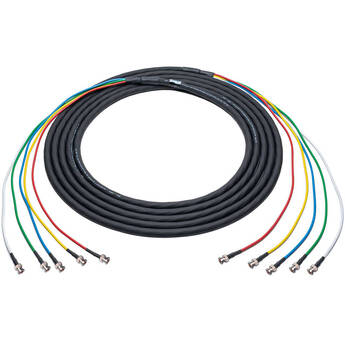 Laird Digital Cinema Gepco VS5230 3G/HD-SDI 5-Channel Thin Profile BNC Video Snake Cable (25')