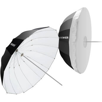 Neewer NS1U Parabolic Reflective Umbrella with Diffuser (51, Black/White)