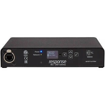 ETC Response Mk2 Four-Port DMX/RDM Terminal Gateway with Rackmount Kit (Desktop, Black)