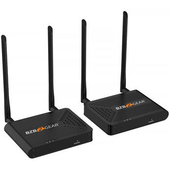 BZBGEAR 4K UHD Wireless HDMI Sender/Receiver Extender Kit with IR (Up to 164')