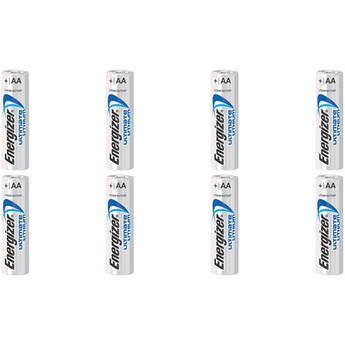 Energizer Ultimate Lithium AA Batteries (1.5V, 3500mAh, 8-Pack)