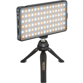 Genaray RGB-6X3S On-Camera RGB LED Light Panel with Tabletop Tripod Kit