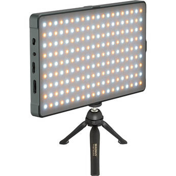 Genaray RGB-8X5M On-Camera RGB LED Light Panel with Tabletop Tripod Kit