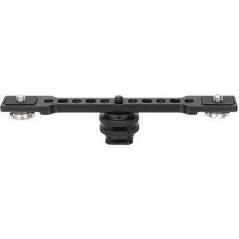 CAMVATE Bar Arm with Dual 1/4"-20 Camera Screw Mounts and Shoe Adapter