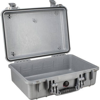 Pelican 1500NF Case without Foam (Silver)