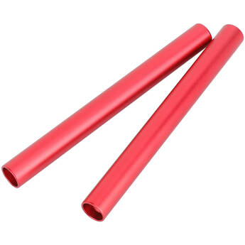 CAMVATE 15mm Aluminum Rod (Red, 5.9", Pair)