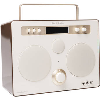 Tivoli SongBook MAX Portable Bluetooth Speaker with Built-In Preamp (Cream/Brown)