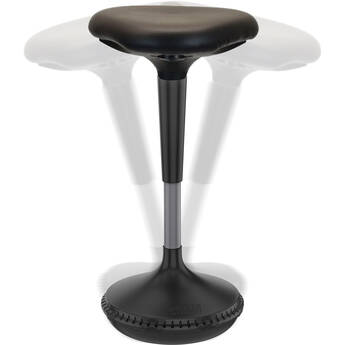 Uncaged Ergonomics Wobble Stool (Black Triangular Seat)