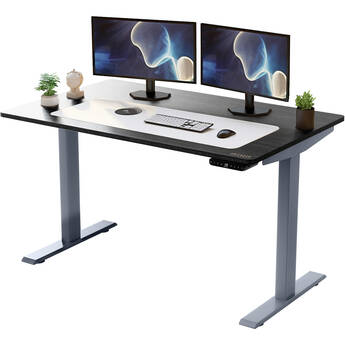Uncaged Ergonomics Rise Up Electric Adjustable Height Standing Desk (48 x 30", Gray MDF)