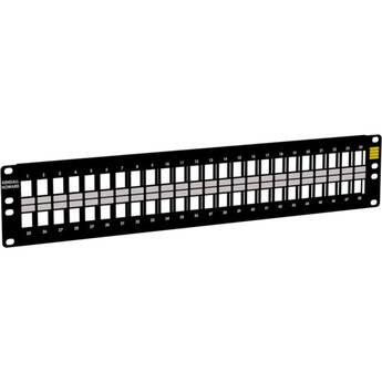 Kendall Howard 48-Port Welded Blank Keystone Patch Panel (2 RU)