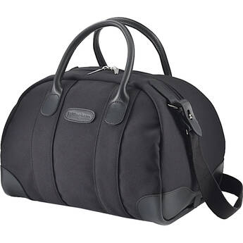 Billingham Overnighter Bag (Black FibreNyte and Black Leather Trim, 23L)