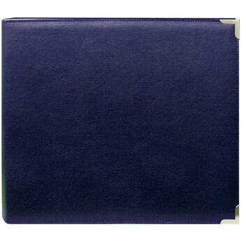 Pioneer Photo Albums Oxford 3-Ring Binder Scrapbook (Navy Blue, 12 x 12")