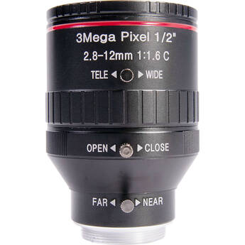 AIDA Imaging CS-Mount 2.8-12mm Varifocal 3 Megapixel Lens