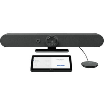 Logitech Rally Bar Mini + Tap + Mic Pod Bundle for Small Conference Rooms (TAA Compliant)