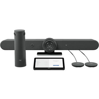 Logitech Rally Bar + Tap + Sight + 2 Mic Pod Bundle for Medium Conference Rooms (TAA Compliant)