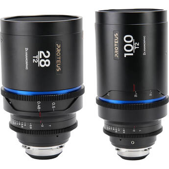 Venus Optics Laowa Proteus 2x Anamorphic 28 & 100mm T2 Lens Bundle (PL/EF, Feet, Blue Flare)