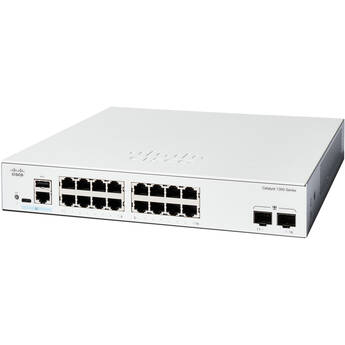Cisco Catalyst C1300-16T-2G 16-Port Gigabit Managed Network Switch