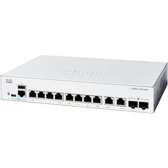 Cisco Catalyst C1300-8T-E-2G 8-Port Gigabit Managed Network Switch