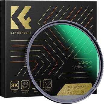 K&F Concept Nano-X Series Black Diffusion Filter (77mm, Grade 1/8)