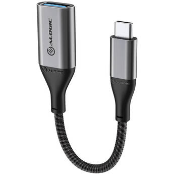 ALOGIC Super Ultra USB-C 3.1 Gen 1 Male to USB-A Female Adapter (5.9", Space Gray)