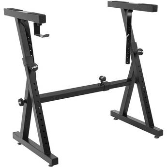 Pyle Pro Heavy Duty Keyboard Z-Style Stand (Glossy Black)