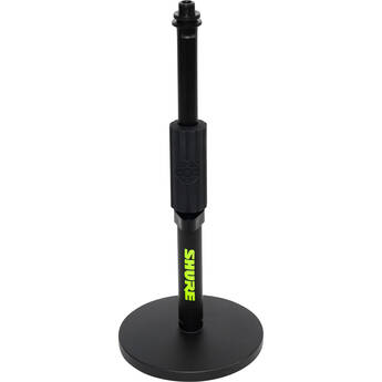 Shure by Gator Desktop Microphone Stand with 6" Round Base (Black)