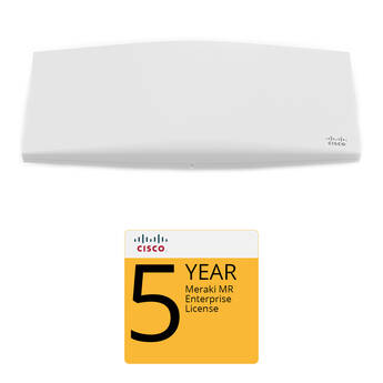 Cisco MR44 Wireless Dual-Band Indoor Access Point Kit with 5-Year Enterprise License and Support