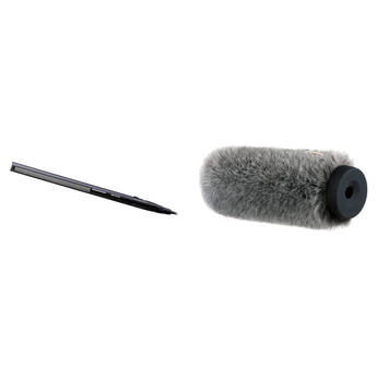 Sennheiser MKH 416-P48U3 Moisture-Resistant Shotgun Mic & Auray Windshield Kit