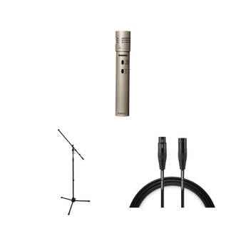 Shure KSM137/SL Cardioid Microphone Kit with Stand and Cable