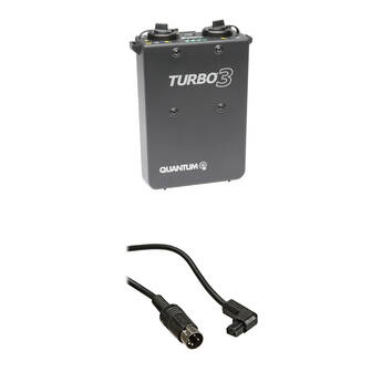 Quantum Instruments Turbo 3 Rechargeable Battery w/ CD1 Cable Kit