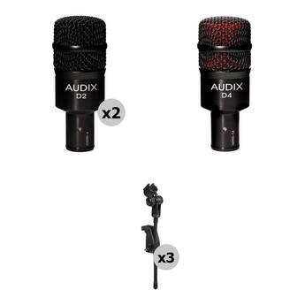 Audix Kick and Toms Miking Kit