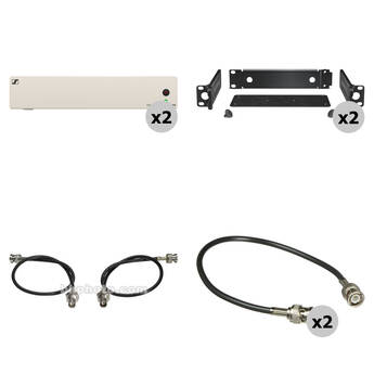 Sennheiser Dual G4 EWD Active Antenna Splitter Bundle 2 Kit