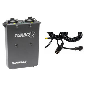 Quantum Instruments Turbo 3 Rechargeable Battery w/ SD10 Cable Kit