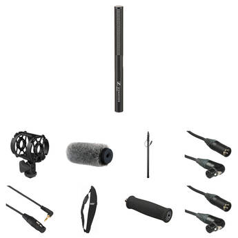 Sennheiser MKE 600 Shotgun Microphone HDSLR Location Recording Kit