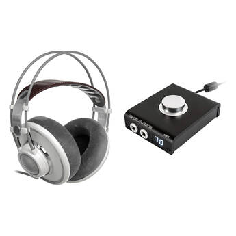 AKG K701 Open-Back Headphones Kit with Grace m900 Headphone Amp