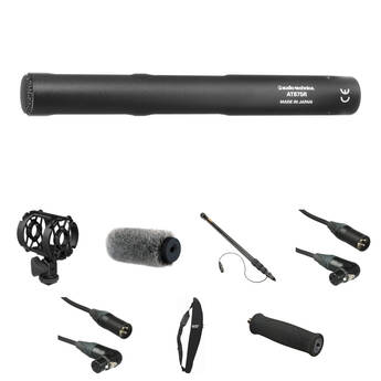 Audio-Technica AT875R Short Shotgun Microphone Location Recording Kit
