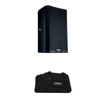 QSC K8.2 Two-Way 8" 2000W Powered Portable PA Speaker Kit with Tote Bag