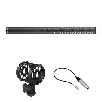 RODE NTG2 Shotgun Microphone Kit with Shockmount and XLR to 3.5mm Cable