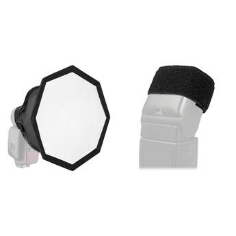 Vello Octa Medium Softbox for Portable Flash with Cinch Strap Kit (8")