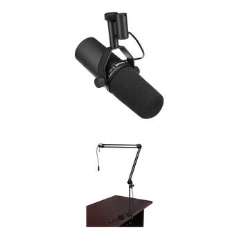 Shure SM7B Dynamic Vocal Microphone and Broadcast Arm Kit