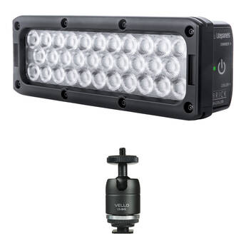 Litepanels Brick Bi-Color On-Camera LED Light Kit with Shoe-Mount Ball Head