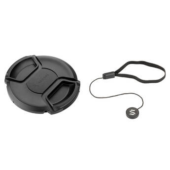 Sensei 43mm Center Pinch Snap-On Lens Cap and Cap Keeper Lens Cap Holder Kit